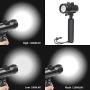 D&F Waterproof Torch LED Light 1000LM Diving 60m Video Flashlight Lamp for GoPro Hero 8/7/6/5/4/HERO(2018),DJI OSMO Action,AKASO,Campark,Crosstour,APEMAN and Other Action Sports Camera