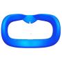 The Combo of VR Face Silicone Cover Mask Pad & Head Strap Pad Cushion Compatible for Oculus Quest Sweatproof Light Blocking (Washable) for Virtual Reality Headset (Blue)