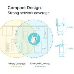 TP-Link N300 WiFi Extender,Covers Up to 800 Sq.ft, WiFi Range Extender supports up to 300Mbps speed, Wireless Signal Booster and Access Point for Home, Single Band 2.4Ghz only(TL-WA855RE)