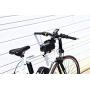 EBIKELING Front Frame Phone Bag for Bike - Waterproof Bicycle Top Tube Cycling Phone Mount Pack - Touch Screen Phone Holder Case with Screen Sun Visor for 6.5’’ iPhone 11 Pro + Plus xs Max