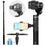 Feiyu G6 Upgraded Gimbal for fit Gopro Hero 8/7/6/5/4/3,SJcam, Yi 4K or Similar Size for Action Camera,Including New Extension Rod and Adjustable Tripod Stand Kits Feiyu G6 Upgraded Gimbal for fit Gopro Hero 8/7/6/5/4/3,SJcam, Yi 4K or Similar Size for Action Camera,Including New Extension Rod and Adjustable Tripod Stand Kits