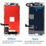 for iPhone 8 Screen Replacement Full Assembly [White] 4.7", Mobkitfp Pre-Assembled LCD Display Digitizer with Front Camera,Proximity Sensor,Ear Speaker for A1863, A1905,A1906, w/Repair Kit
