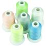 Simthread Glow in The Dark Embroidery Machine Thread (550Y 6C)