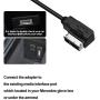 YOOSEN Bluetooth Adapter Cable for Mercedes Benz Media Inerface MMI System Pair USB Android iPhone iPad iPod Touch Smartphone etc.