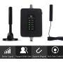 ANNTLENT 5 Band Cell Phone Signal Booster for Car Truck and RV - Band 2/4/5/12/13/17 Vehicle 4g Repeater Supports Verizon AT&T T-Mobile Sprint All Carriers - Boosts Your 3G 4G LTE Voice & Data