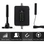 ANNTLENT 5 Band Cell Phone Signal Booster for Car Truck and RV - Band 2/4/5/12/13/17 Vehicle 4g Repeater Supports Verizon AT&T T-Mobile Sprint All Carriers - Boosts Your 3G 4G LTE Voice & Data