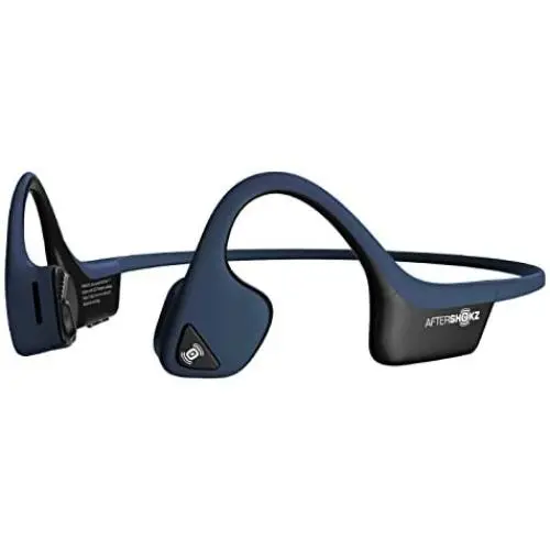 AfterShokz Air Open Ear Wireless Bone Conduction Headphones, Midnight Blue, AS650MB AfterShokz Air Open Ear Wireless Bone Conduction Headphones, Midnight Blue, AS650MB