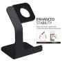 Apple Watch Stand-Tranesca Apple Watch Charging Stand for Series 5 / Series 4 / Series 3 / Series 2 / Series 1; 38mm/40mm/42mm/44mm Apple Watch (Black - Must Have Apple Watch Accessories)