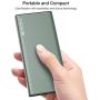 TOZO WB1 Portable Charger 10000mAh Super slim and light Fast Power bank 18W PD+Quick Charge 3.0 High-Speed Charging External Battery Pack with USB C Input/Output for iPhone,iPad,Samsung and more Green