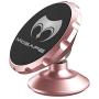 Mosafe Magnetic Car Phone Mount Holder, Universal 360 Degree Rotation Dashboard Car Dash Mount for GPS iPhone X / 8/8 Plus / 7/7 Plus / 6s /Samsung Galaxy S8 / S7 / S9 Note 8 (Rose Gold)