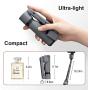 Zhiyun Smooth X Selfie Stick Tripod Gimbal Foldable Stabilizer for Smartphone, Extendable Stabilizer Handheld Gimbal for iPhone Samsung Android Phones Youtuber Vlog Live Streaming Video Making (Grey)