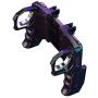 RONSHIN Mobile Controller,4 Finger Linkage Game Handle Peace Elite Fast Shooting Button Controller for PUBG Rules of Survival Game Trigger Joystick Gamepad for iOS Android Phone Black
