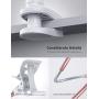 Gooseneck Bed Phone Holder Mount - Lamicall Flexible Long Arm Clip Clamp for Desk, Bendy Lazy Bracket Bedside Stand, Compatible with iPhone 11 Pro Xs Max XR X 8 7 6 Plus Samsung 10 9 8 - Rose Gold