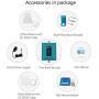 Cell Phone Signal Booster for Home and Office - Supports All US Carriers - Improves GSM 3G and 4G LTE Data and Voice Signal for Verizon, AT&T, T-Mobile, Sprint - Cover Up to 5,500 sq ft