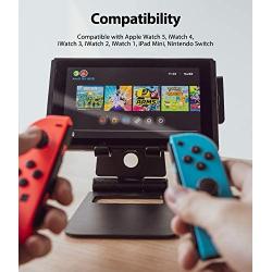 Ringke Super Folding Stand, 2 in 1 Portable Smartphone & Smartwatch Stand Compatible with Apple Watch 5, iWatch 4, iWatch 3, iWatch 2, iWatch 1, iPad Mini, Nintendo Switch