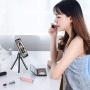 Ring Light, Light Stand with Phone Tripod, Phone Stand, 8 Selfie Ring Light Tripod with LED Lights, Phone Holder Dimming Light Beauty Fill Light Stand for iPhone, Samsung, HTC, All Smartphones