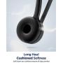 Mpow M5 Pro Bluetooth Headset with Microphone, Wireless Headphones for Cell Phone, Noise Canceling Headset with Charging Base for PC, Laptop, Truck Driver, Office, Call Center, Skype