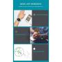 weijie Fitness Tracker, Activity Tracker Watch with IP67 Waterproof Smart Fitness Band with Step,Calorie Counter Sleep Monitor, Pedometer Watch for Kids Women and Men