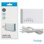 Desktop 5 Port USB Wall Charger 40W 8A, USB Hub Charging Station for Multiple Devices, Protable Multi Port USB Charger for Cell Phone x 8 8 Plus Pro, Pad, Android Smart Phone and More