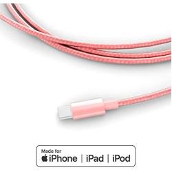 Apple MFi Certified USB C to Lightning Cable Made for iPhone X/XS/XR/XS Max / 8/8 Plus, Supports Power Delivery (for Use with Type C Chargers) 4FT (Rose)