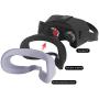 MASiKEN Face Mask for Oculus Quest, Professional Silicone Face Cover, Face Pad Sweatproof Lightproof Washable (Grey)