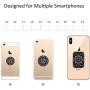 Mount Metal Plate 10 Pack for Magnetic Cell Phone Car Cradle-Less Mounts with 3M Adhesive,Stylish Universal Disc Replacement Sticker for Magnet iPhone Holder Mini Tablet GPS Stand 6 Round 4 Rectangle