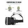 VR Headset for iPhone & Android Phone - Universal Virtual Reality Goggles - Play Your Best Mobile Games 360 Movies with Soft & Comfortable New 3D VR Glasses | + Adjustable Eye Protection System