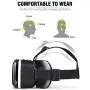 [New Version]HAMSWAN 3D Virtual Reality Headsets with Unique Design and Multifunction Button Compatible with Smartphones Within 4.0-6.11 inch