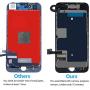 for iPhone 8 Screen Replacement [Black], Mobkitfp 4.7" Full Assembly LCD Display Digitizer with Front Camera+Ear Speaker+Sensors+Waterproof Seal+Repair Tools+Screen Protector for A1863, A1905,A1906