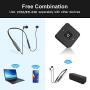 Bluetooth Headphones Transmitter for TV Watching, Golvery Neckband Wireless Stereo Earphones Earbuds Set w/Transmitter Adapter for Optical Digital, RCA, 3.5mm Aux TVs, Plug n Play, No Audio Delay