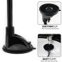 IPOW Long Arm Universal Magnetic Cradle Windshield Dashboard Cell Phone Mount Holder with 4 Metal Plates, Soft Firm Goose Arm and Enhanced Suction Cup