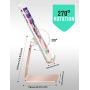 Adjustable Cell Phone Stand,2020 Update,Skejer Stand,Phone Holder,Table Stand,Dock,Aluminum Desktop Stand Compatible with iPhone Galaxy Edge All Smart Phone and Tablets Under 10 inches-Gold