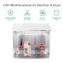 UV Light Sanitizer UV Sterilizer Box UV-C Clean Sterilizer and Dryer for Baby Bottle/CPAP/Toys/Clothes/Toothbrush/Beauty Tools/Tableware/Phone UV Light Sanitizer UV Sterilizer Box UV-C Clean Sterilizer and Dryer for Baby Bottle/CPAP/Toys/Clothes/Toothbrush/Beauty Tools/Tableware/Phone