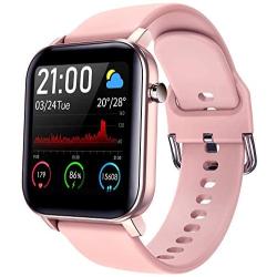 COULAX Smart Watch, Fitness Tracker with 1.4" Touch Screen, Activity Tracker with Blood Oxygen Monitor, Step Counter with Locus Tracking Map, Sport Watch with Heart Rate Monitor for Women and Men