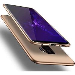X-level Samsung Galaxy S9 Case, Slim Fit Soft TPU Ultra Thin S9 Mobile Phone Cover Matte Finish Coating Grip Phone Case for Women Compatible Samsung Galaxy S9-Gold