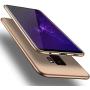 X-level Samsung Galaxy S9 Case, Slim Fit Soft TPU Ultra Thin S9 Mobile Phone Cover Matte Finish Coating Grip Phone Case for Women Compatible Samsung Galaxy S9-Gold
