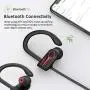 Letsfit Bluetooth Headphones IPX7 Waterproof 15Hrs Playtime Wireless Earbuds, Bluetooth 5.0 Running Headphones, HiFi Stereo in-Ear Earphones w/Mic Noise Cancelling for Sports, Workout, Gym