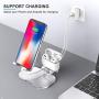 2 in 1 Aluminum Charging Station, iPhone and Airpods Charging Dock Stand for AirPods(Pro/2/1) and iPhone 11/11 Pro/Xs/X Max/XR/X/8/8Plus/7/7 Plus /6S /6S Plus