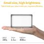 VIJIM RGB Video Light Pocket On-Camera Mini Creative Vlog Light with Tripod, Super Bright Adjustable, Photography Fill Light Handy Pocket Light for DSLR/Camera/Smartphone, w Smartphone Clamp