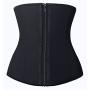 YIANNA Women Latex Underbust Waist Training Corsets/Cincher Zip&Hook Hourglass Body Shaper