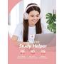 Mpow CH6 Plus Kids Bluetooth Headphones Over Ear for teens, Bluetooth 5.0 Wireless Headsets for Kids with Microphone, HD Stereo Foldable Headphone, 15-Hour Playtime, for PC/Cellphone/iPad/Study/Travel