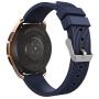 MoKo Band Compatible with Samsung Galaxy Watch 3 45mm/Galaxy Watch 46mm/Galaxy Gear S3 Classic/Frontier/Ticwatch pro/E2/S2/Huawei Watch GT 2e 46mm, 22mm Silicone Replacement Strap - Midnight Blue