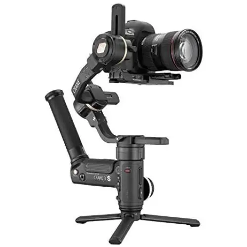 Zhiyun Crane 3S E 3-Axis Handheld Gimbal Stabilizer for DSLR, Mirrorless Cameras and and Camcorder, Max 6.5kg Payload, Extendable Roll Axis, 12 Hours or Longer Continuous Uptime, DC-in (E Package) Zhiyun Crane 3S E 3-Axis Handheld Gimbal Stabilizer for DSLR, Mirrorless Cameras and and Camcorder, Max 6.5kg Payload, Extendable Roll Axis, 12 Hours or Longer Continuous Uptime, DC-in (E Package)