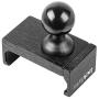 TACKFORM Motorcycle Phone Mount - 1" Ball Connection - Heavy Duty Spring Loaded Phone Holder. Compatible with RAM and ARKON 1 Inch Ball System. Optional Tether Included