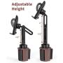 Cup Holder Phone Mount for Car, SUPERONE Adjustable Cup Holder Car Mount Compatible with iPhone 11, 11 Pro, 11 Pro Max, XS Max, XS, XR, Galaxy S20 Ultra, S20+, S20 and More