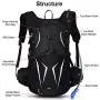 VBG VBIGER Hydration Pack Backpack Water Backpack & 2L Hydration Water Bladder for Cycling Hiking Running VBG VBIGER Hydration Pack Backpack Water Backpack & 2L Hydration Water Bladder for Cycling Hiking Running