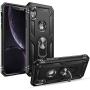 iPhone XR Case [ Military Grade ] 15ft. Drop Tested Protective Case | Kickstand | Wireless Charging | Compatible with Apple iPhone XR- Black