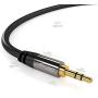 KabelDirekt - Aux Cord, Stereo & Audio Cable 3.5mm (Unbreakable & great for iPhones, iPads, Headphones, Smartphones, Notebooks, MP3 Players, Cars & other devices with 3.5mm Aux Port) - 25 feet - black