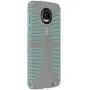 Speck Products CandyShell Grip Case for Moto Z Droid Smartphone, Sand Grey/Aloe Green