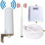 Cell Phone Signal Booster AT&T Cricket T-Mobile 700mhz Band 12/17 Cell Signal Booster ATT Signal Booster 4G LTE ATT Cell Phone Booster Home Mobile Signal Amplifier Repeater with Antennas Kit for Home